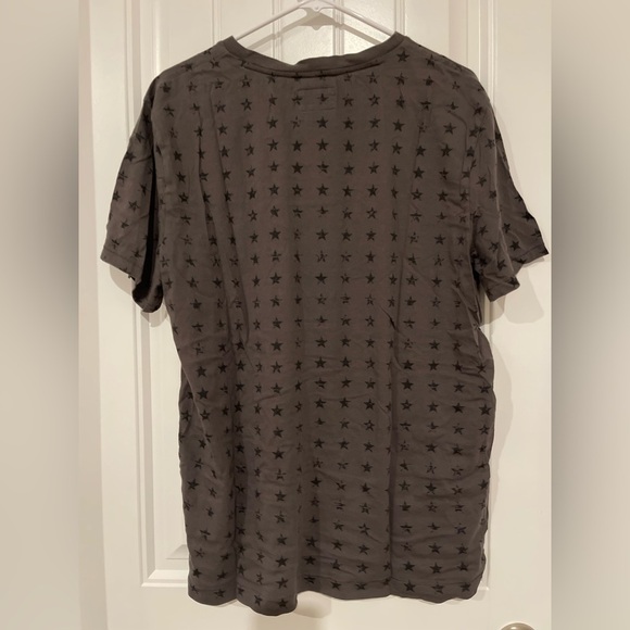 Express Men's Star Pattern Gray T-Shirt - Picture 4 of 7